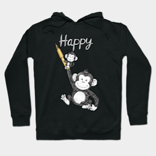 Happy Monkey Hoodie